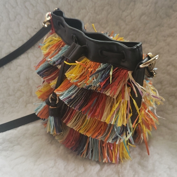 Fun bag alert! Multi-color Zara shoulder bag - Picture 2 of 4
